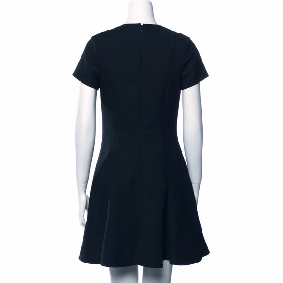 Stella McCartney Black Short Sleeve Wool Crepe Mini Dress SzXS ASO Meghan Markle - Picture 5 of 12